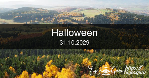 31.10.2029 - Countdown für Halloween 2029!
