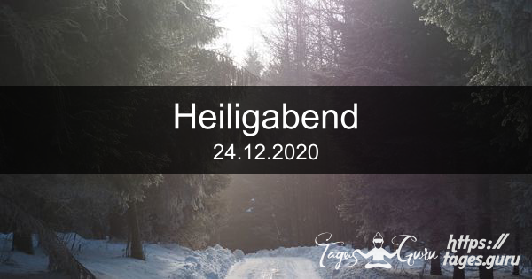 Heiligabend 2020